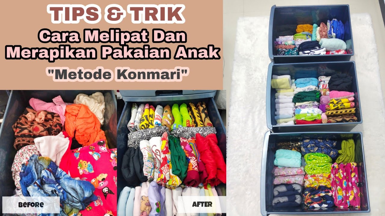 Cara Melipat Baju Metode Konmari Biar Lemari Auto Rapi Dan Muat Banyak